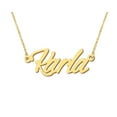 thumbnail image 1 of HUAN XUN Mom Pendant Name Necklace Karla Carrie Name Necklace Womens Jewelry Grandma Gift, 1 of 3