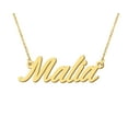 thumbnail image 1 of HUAN XUN New Mama Necklaces with Name Malia Script Font Necklace Mother's Gift, 1 of 3