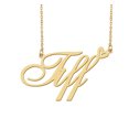 thumbnail image 1 of HUAN XUN Tiff Name Heart Necklace 18k Gold Plated Nameplate Pendant Necklace Stainless Steel Jewelry for Womens Birthday Gifts, 1 of 5