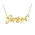 thumbnail image 1 of HUAN XUN Women's Necklaces with Names Janiyah Name Monogram Necklace for Familys Christmas Gifts, 1 of 3