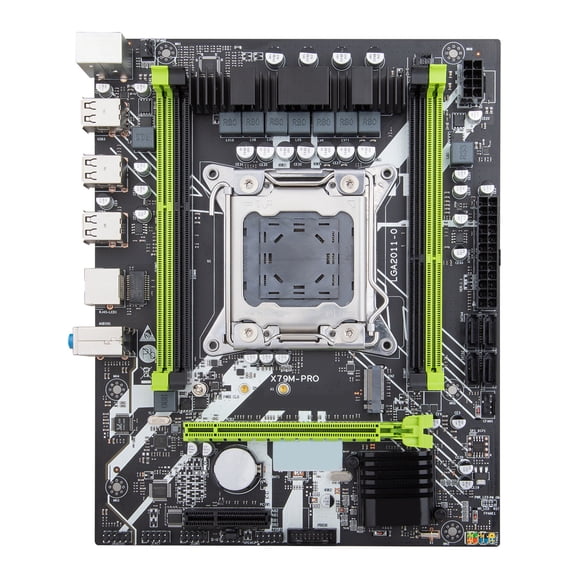 HUANANZHI X79 for M Motherboard with for XEON 2640 with 2x8GB DDR3 RECC Memory Combo NVME USB3.0 NVME SATA2