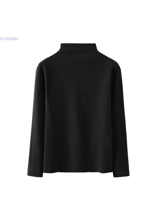 And Winter Warm Half High Collar Base Layer -Free Blouse