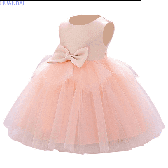 HUANBAI Baby Girl Dresses Spring And Fall Long Sleeve Heart Pattern Patchwork Baby Dress Party Mini Dress 4-5 Years