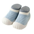 thumbnail image 1 of HUANBAI Baby Girl Shoes Rubber Sole Non Indoor Slipper Girls First Walking Floor Shoes With Cute Bows Baby Shoes L, 1 of 1