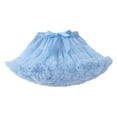 thumbnail image 1 of HUANBAI Baby Girls Soft Fluffy Tutu Skirt Toddler Girl Mesh Tutu Bowknot Princess Skirt 0-2 Years, 1 of 3