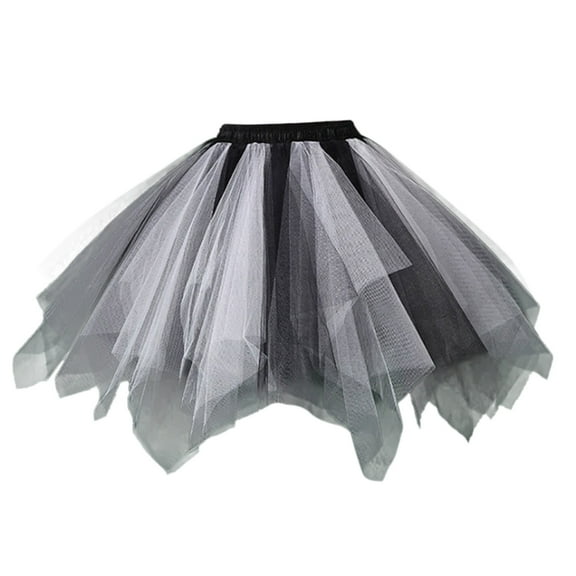 HUANBAI Baby Girls Soft Fluffy Tutu Skirt Toddler Party Carnival Girl Mesh Tutu Princess Skirt One Size
