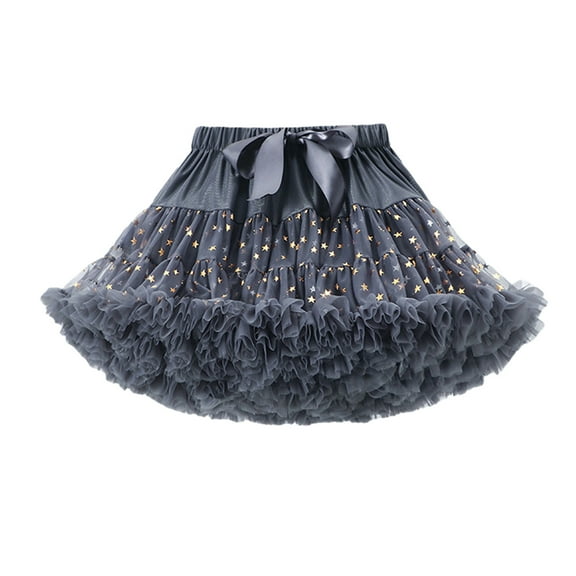 HUANBAI Baby Girls Soft Tutu Skirt Toddler Girl Mesh Tutu Bowknot Skirt 1-3 Years
