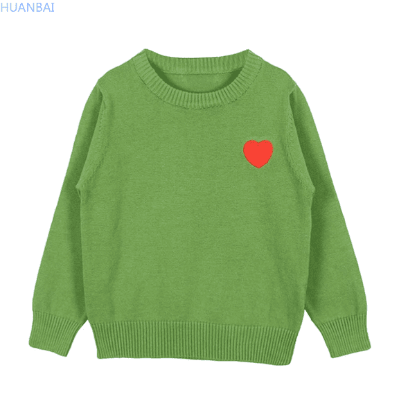 HUANBAI Baby Kids Girls Cardigan Long Sleeve Kid Button Sweater Girl Crew Neck Cardigans Sweater Casual Sweaters 18M