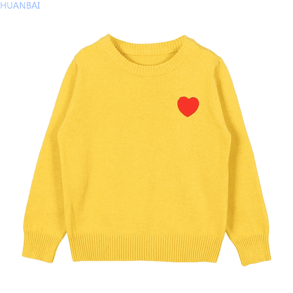 HUANBAI Baby Kids Girls Cardigan Long Sleeve Kid Button Sweater Girl Crew Neck Cardigans Sweater Girls Sweaters Crewneck 12M