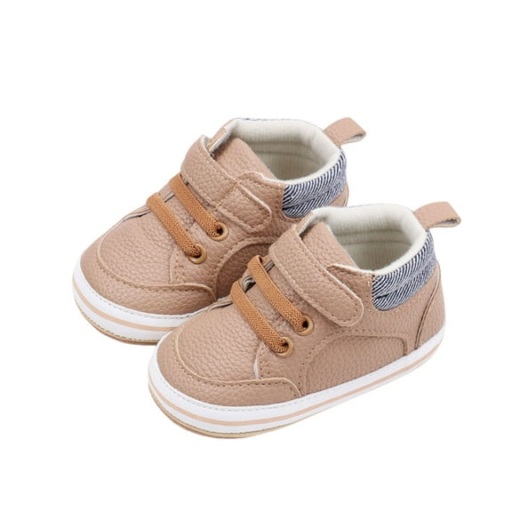 HUANBAI Baby Sneakers For Infants Soft Sole Walking Shoes Breathable Comfortable First Shoes For Boys Girls Toddlers 0-6 Months