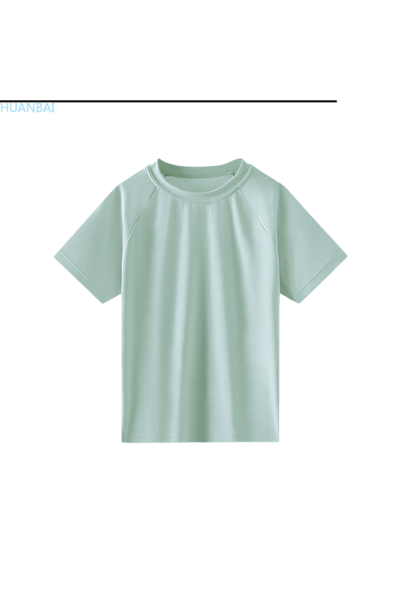 Boys Rash Guard Short Sleeve Swim Shirt UPF 50+ Sun Shirts Quick Drying Sports Fishing Surf Water Beach Tee For Kids Girls Youth Summer Blouse for Girls 2-3 Years