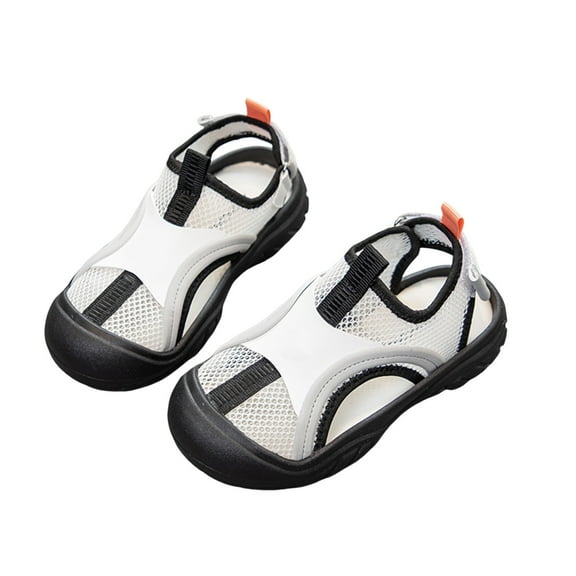 HUANBAI Boys Sandals Breathable Sports Shoes For Toddler Kids Lightweight Comfortable Outdoor Play Beach Walking Durable Easy Fit Machine Washable Soft Flexible 2.5-3 Years