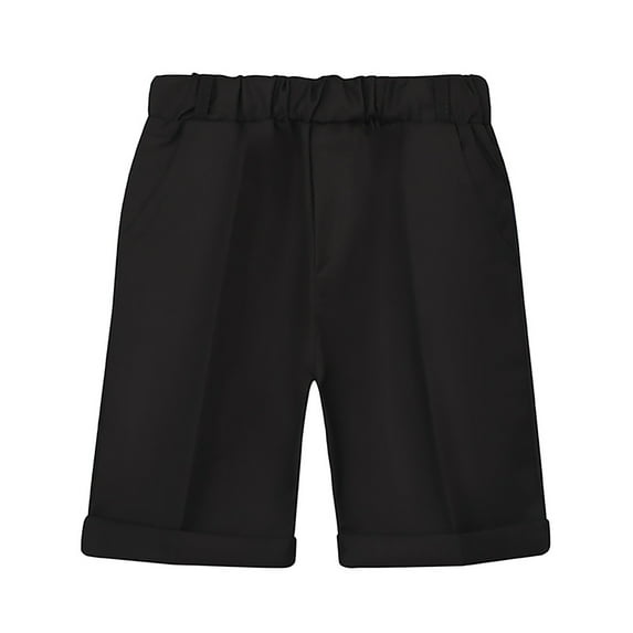 HUANBAI Boys School Uniformss Flat Front Performance Stretch Short Chino Shorts 4-5 Years