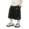 thumbnail image 1 of HUANBAI Boys Short Summer Shorts Baggy Fashion Outdoor Shorts Elastic Waist Casual Trousers Summer Trousers Short Children And Teenagers 4 12 10-11 Years, 1 of 9