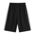 thumbnail image 1 of HUANBAI Boys Shorts Athletic Training Basketball Shorts For Kids Comfortable Stretch Elastic Waist Casual Outdoor Play 4-5 Years, 1 of 4
