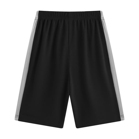 HUANBAI Boys Shorts Athletic Training Basketball Shorts For Kids Comfortable Stretch Elastic Waist Casual Outdoor Play 4-5 Years