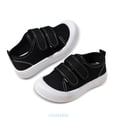 thumbnail image 1 of HUANBAI Breathable Kids Casual Sneakers Wide Toe Barefoot Feel Lightweight Walking Shoes For Boys Play ,(15-18 Months Black) Size ,7, 1 of 4