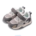 thumbnail image 1 of HUANBAI Breathable Mesh Sneakers For Toddlers First Walking Steps Lightweight Flexible Sole Support Medium Width Boys Girls Play ,(12-15 Months Gray) Size ,6, 1 of 4