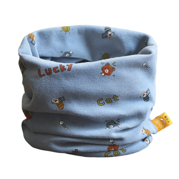HUANBAI Cahe Cou Pour Enfants Fouard De Cou D'Hiver Pour Bébé Écharpes Circulaires Coupe Vent Fouard De Cou Muti Usage Pour Garçons Filles. One Size