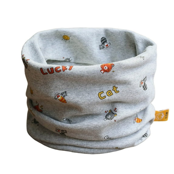 HUANBAI Cahe Cou Pour Enfants Fouard De Cou D'Hiver Pour Bébé Écharpes Circulaires Coupe Vent Fouard De Cou Muti Usage Pour Garçons Filles. One Size
