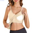 thumbnail image 1 of HUANBAI Camisole For Women Built In Bra Tank Tops Plus Size Flowy Adjustable Spaghetti Strap Tanks Pleated Loose Vest Basic Sleeveless Tank Tops, 1 of 5