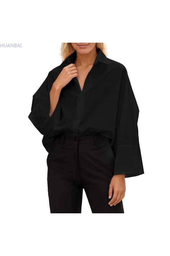 Casual Short Sleeve Shirt Loose Fit Blouse For Wear Comfortable Daily Basic White Top With Korean Style Women Dress Shirts