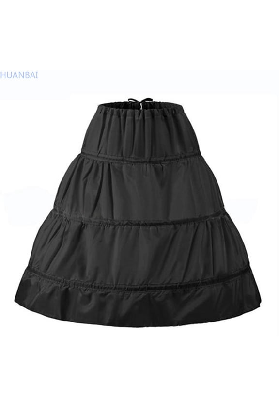 Children 3 Hoops Petticoat Girls Petticoats Unde Girls Form Dress Princess Maxi Dress One Size