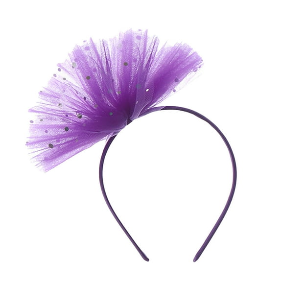 HUANBAI Children's Headband Headband Multi Colored Girls Sequin Mesh Headband Holiday Clothing Accessory One Size