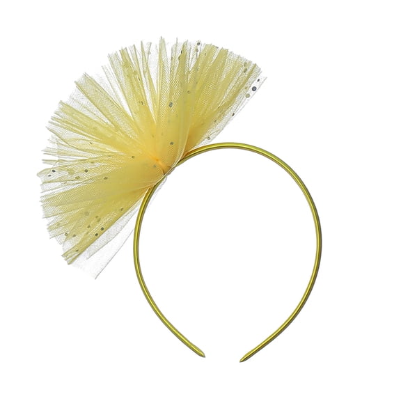 HUANBAI Children's Headband Headband Multi Colored Girls Sequin Mesh Headband Holiday Clothing Accessory One Size