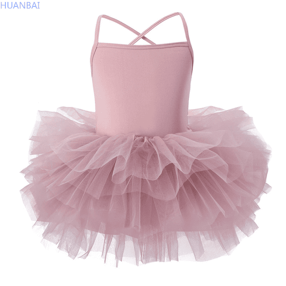 HUANBAI Children's Tutu Dress For Performance And Personality Sleeveless Dress For Girls Long Maxi Dress 5-6 Years