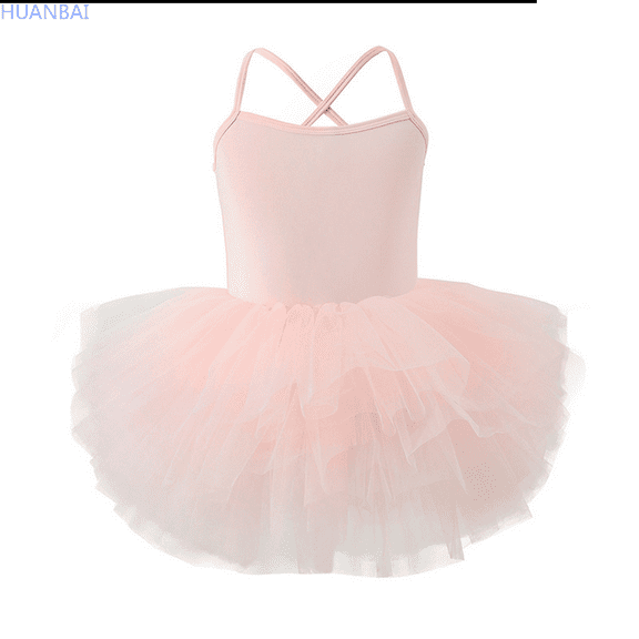 HUANBAI Children's Tutu Dress For Performance And Personality Sleeveless Dress For Girls Summer Dresses 9-10 Years