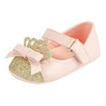 thumbnail image 1 of HUANBAI Fashion Princess Shoes Little Kid Shoes Non Soft Sole Walking Shoes Baby Shoes 0-6 Months, 1 of 5