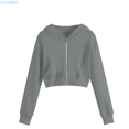 thumbnail image 1 of HUANBAI Fashionable Girls' Hooded Zip Up Long Sleeve Sweatshirt With Drawstring For Active Wear Girls Long Sleeve Hoodies 6Y, 1 of 5