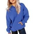 thumbnail image 1 of HUANBAI Girl's Hoodie Long Sleeve Soft Sweatshirt Graphic Hoody Kids Cute Pullovers Top Clothes For Girls And Boys Crewneck Loose Sweatshirt 110, 1 of 3