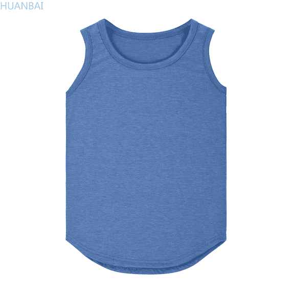 HUANBAI Girls Dance Tank Top Sleeveless Dance Outfit for Summer Wear Dancewear 13-14 Years