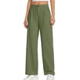 thumbnail image 1 of HUANBAI Girls Dress Pants Wide Leg Pants For Girls Preppy Clothes Size 5 14 Years 5-6 Years, 1 of 6
