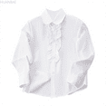 thumbnail image 1 of HUANBAI Girls' Long Sleeve Shirt Girls School Uniformss Shirts Girls Shirts 4-5 Years, 1 of 4