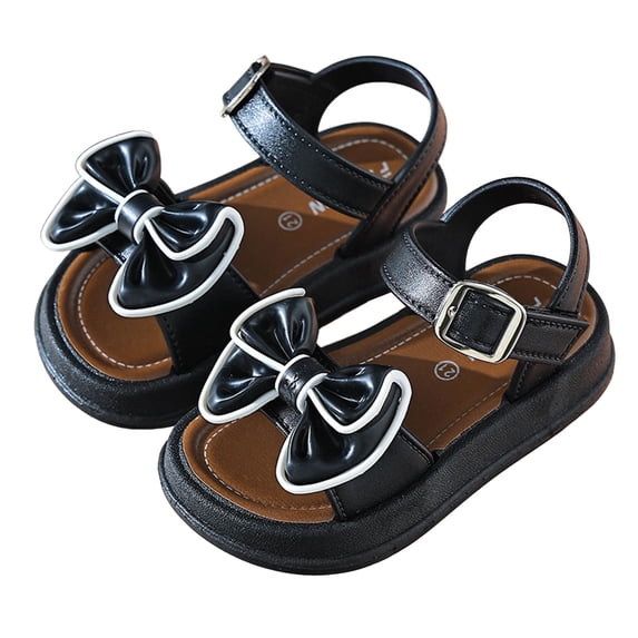 HUANBAI Girls Sandals For Outdoor Summer Comfort Lightweight Breathable Casual Walking Shoes With Sole For Toddler Kids Ages 2 10 8-8.5 Years