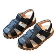 thumbnail image 1 of HUANBAI Girls Sandals For Toddlers And Kids Comfortable Casual Party Footwear Soft Breathable Everyday Walking Shoes For Ages 1 6 Years 3-3.5 years, 1 of 9