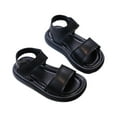 thumbnail image 1 of HUANBAI Girls Sandals For Toddlers And Kids Comfortable Casual Party Wear Breathable Soft Sole Everyday Footwear For Ages 1 6 Years 1-1.5 years, 1 of 9