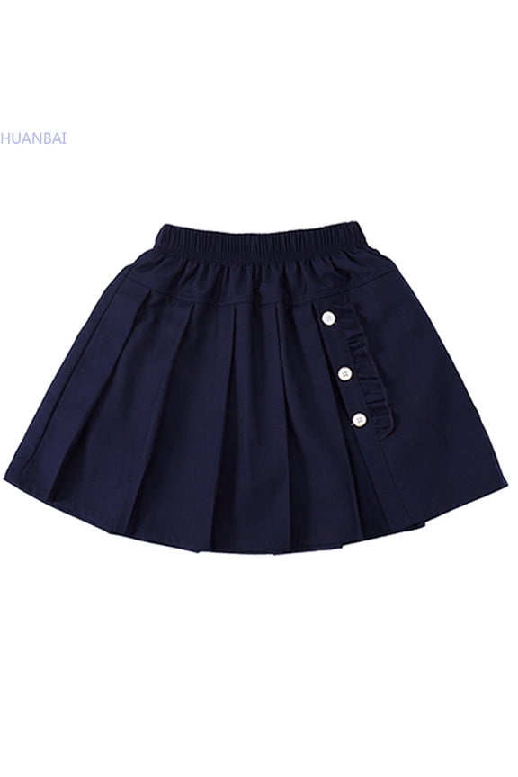 Girls School Pleated Skirt Student Dress For Everyday Wear And With Comfortable Fit Suitable For Girls 3 To 18 To Wear Princess Maxi Dress 3-4 Years