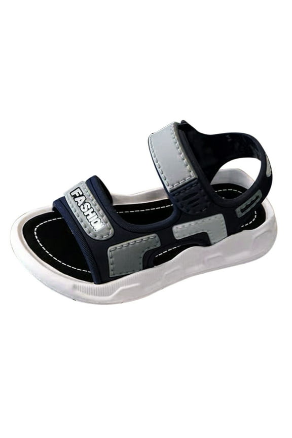 Home Slippers For Children Kids Cartoon Soft Sole In Summer Comfortable Boys Sandals 9.5