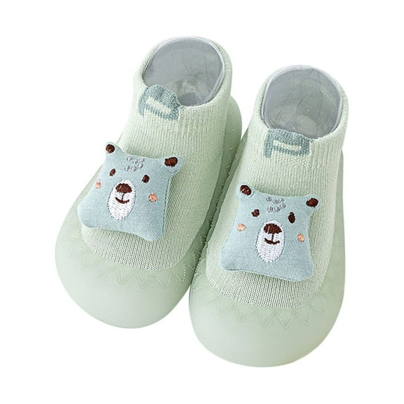 HUANBAI Boys Girls Animal Cartoon Socks Shoes Toddler WarmThe Floor Socks Non Prewalker Shoes 6-9 Months