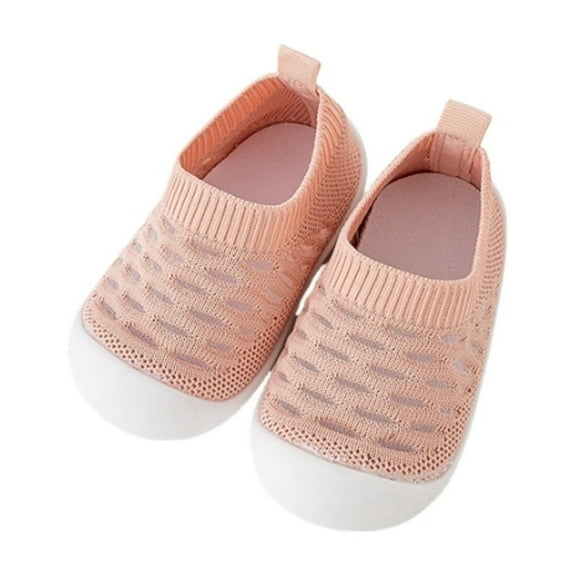 HUANBAI Infant Toddler Shoes Hollow Out Breathable Socks Shoes Soft Sole Non Slip Wear Out Toddler Floor Shoes 3-4 Years