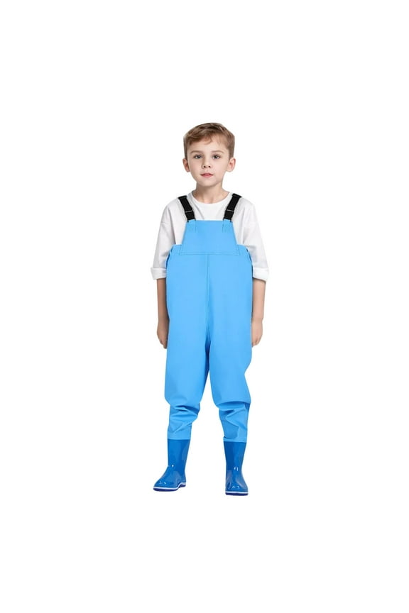 Kids Chest Waders Youth Fishing Waders For Toddler Children Water Proof Waders With Boots polyester Boys Romper
