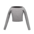 thumbnail image 1 of HUANBAI Kids Girl's Ballet Sweater Soft Warm Up Active Sweater Dance Sweater For Leotards 4-5 Years, 1 of 9