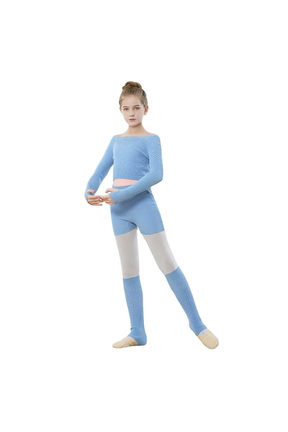 Kids Girl's Ballet Sweater Soft Warm Up Active Sweater Dance Sweater For Leotards 5-6 Years