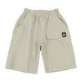 thumbnail image 1 of HUANBAI Kids Toddler Baby Girls Boys Print Pocket Spring Summer Shorts Ruffle Clothes 5-6 Years, 1 of 4
