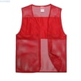 thumbnail image 1 of HUANBAI Men's Solid Color Reflective Mesh Vest, 1 of 4