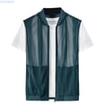 thumbnail image 1 of HUANBAI Men's Summer Casual Lightweight Breathable Mesh Cycling Travel Zip Vest, 1 of 3